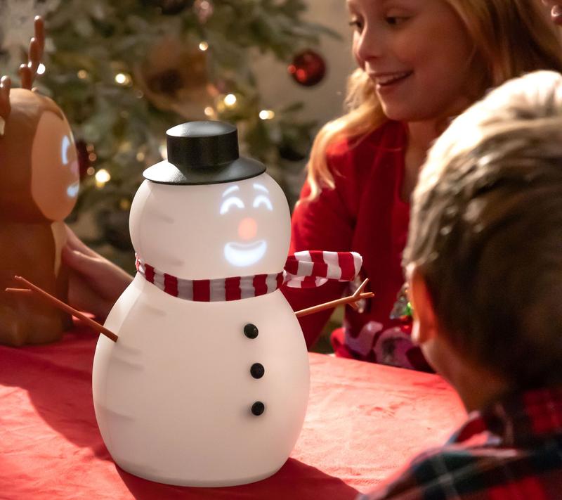 FrostByte The Snowman - Talking Animated Snowman with Built in Projector & Speaker Plug'n Play