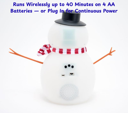FrostByte The Snowman - Talking Animated Snowman with Built in Projector & Speaker Plug'n Play