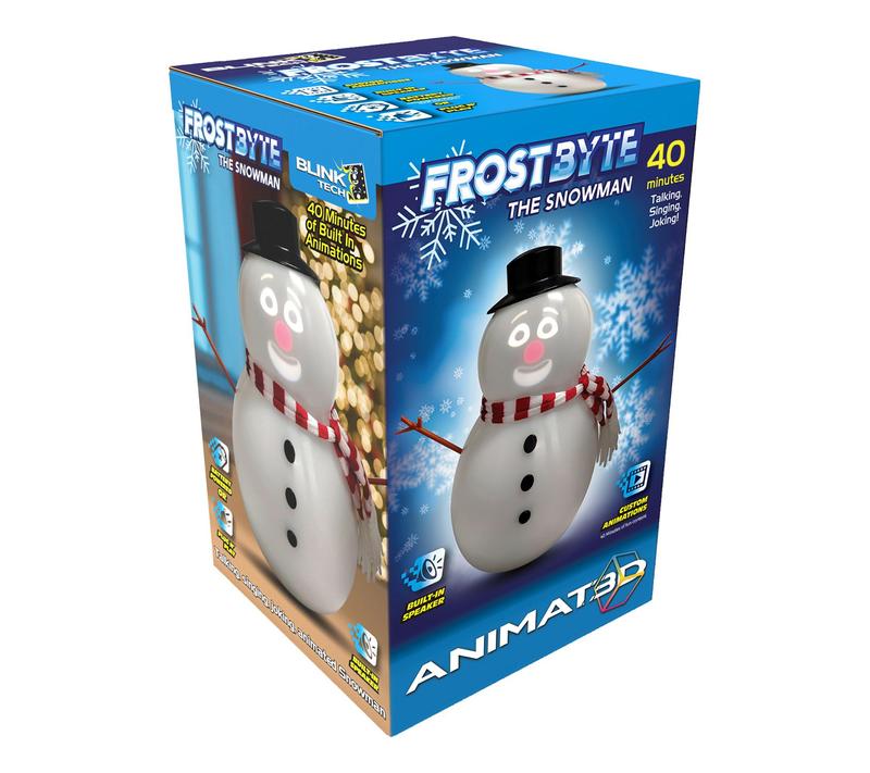 FrostByte The Snowman - Talking Animated Snowman with Built in Projector & Speaker Plug'n Play